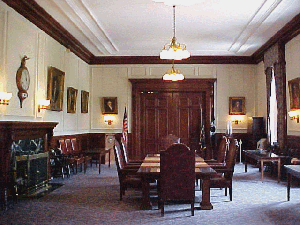 interior of council chambers